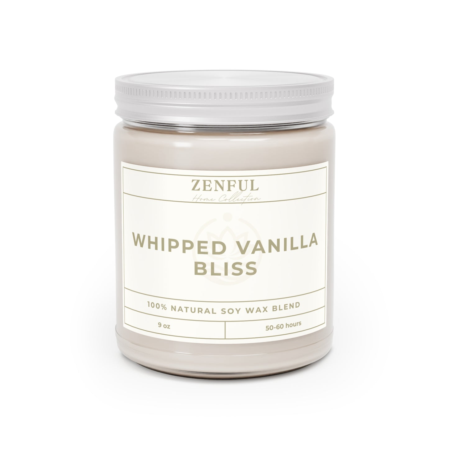 Whipped Vanilla Bliss Scented Candle - 9oz Natural Soy Wax